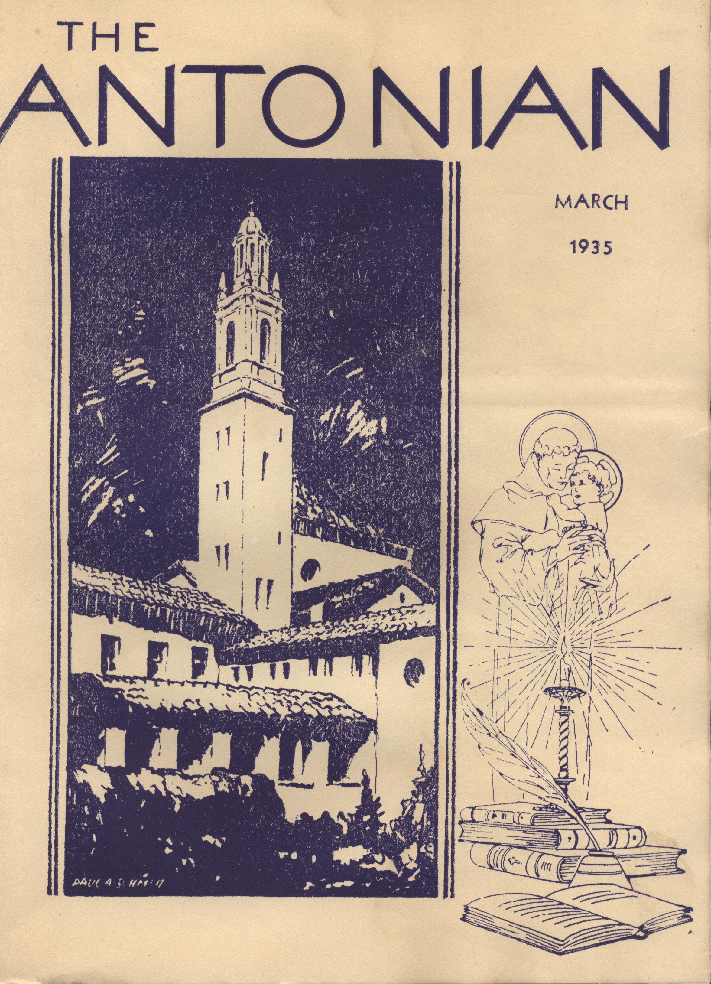 Antonian Volume 15 Issue 6 March 1935 SasArchive